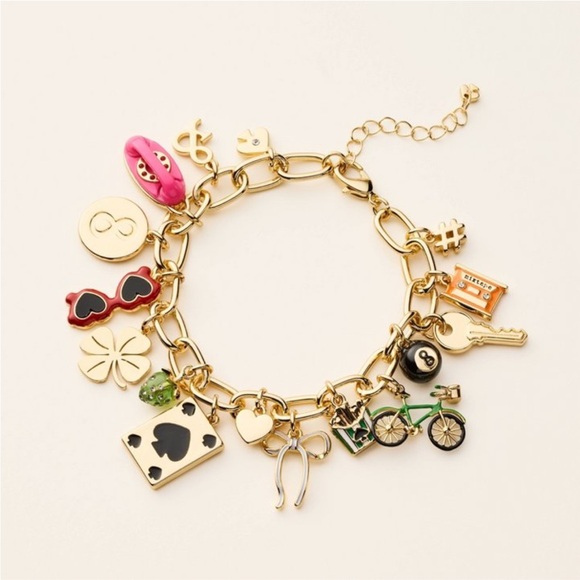 KATE SPADE x Target Charm Bracelet Gold NIB - Picture 1 of 7